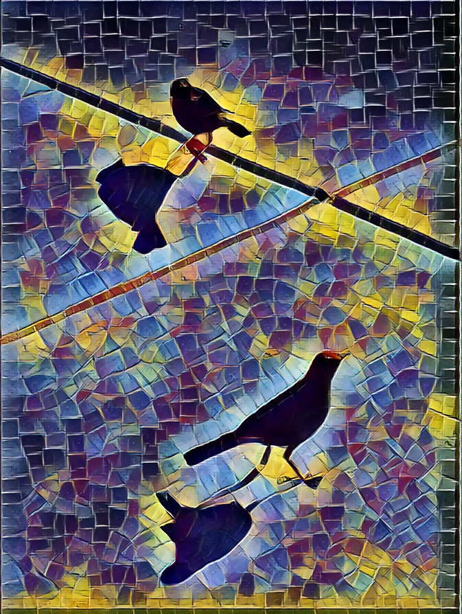 Dancing Black Birds