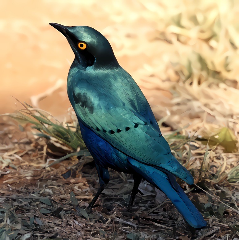 African Starling...uh... Wow!