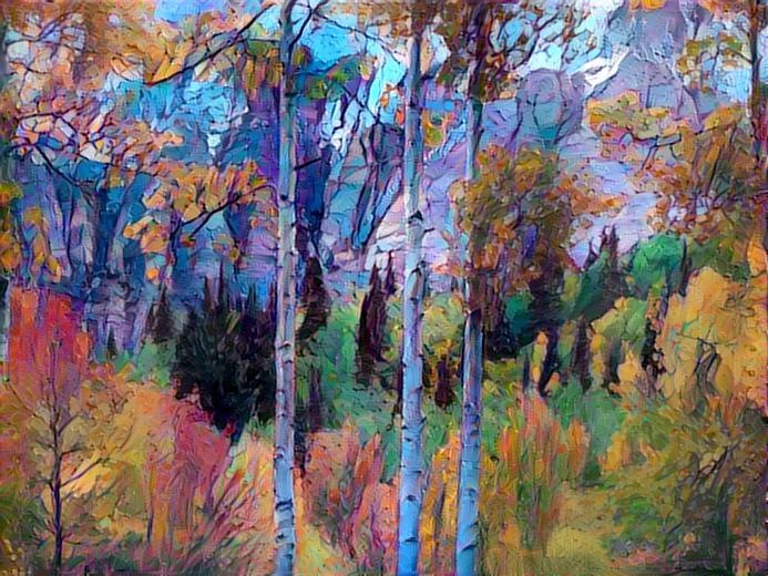 Aspen trees