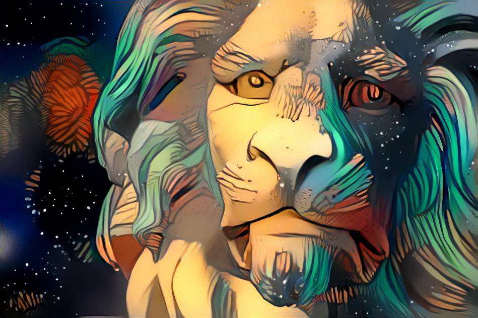 Colorful Lion