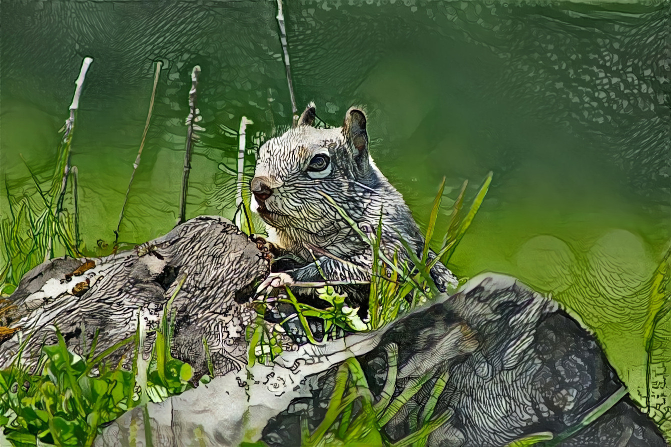 Poser Squirrel