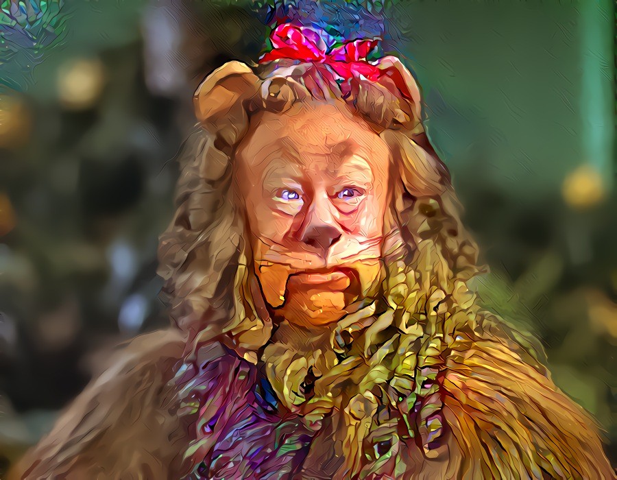 Bert Lahr as The Cowardly Lion, 1939