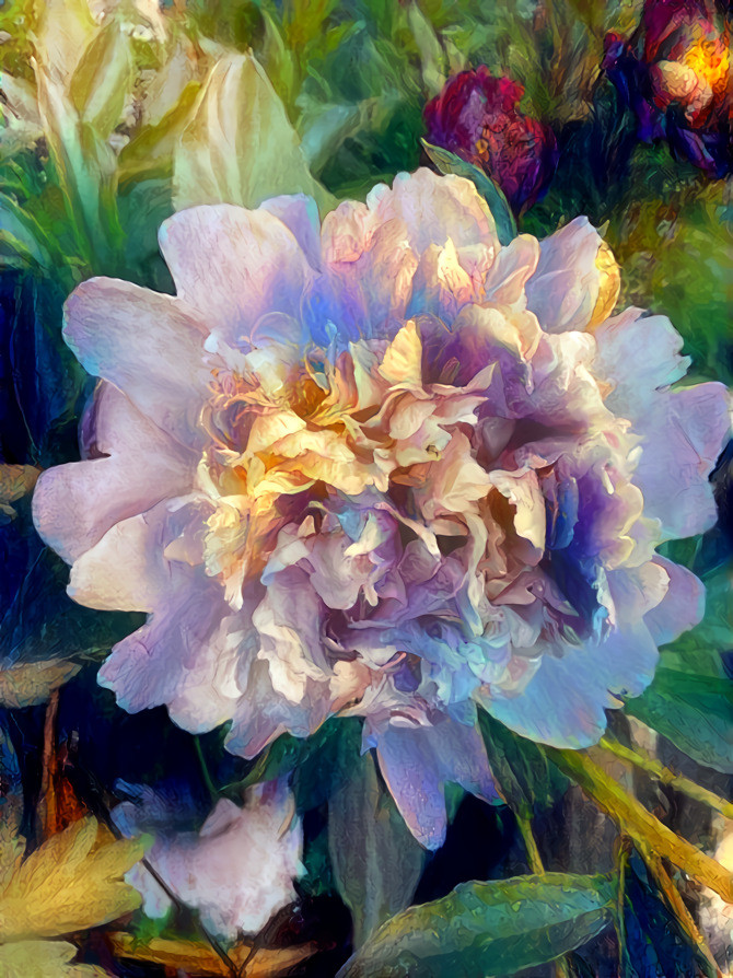 Glorious peony. 