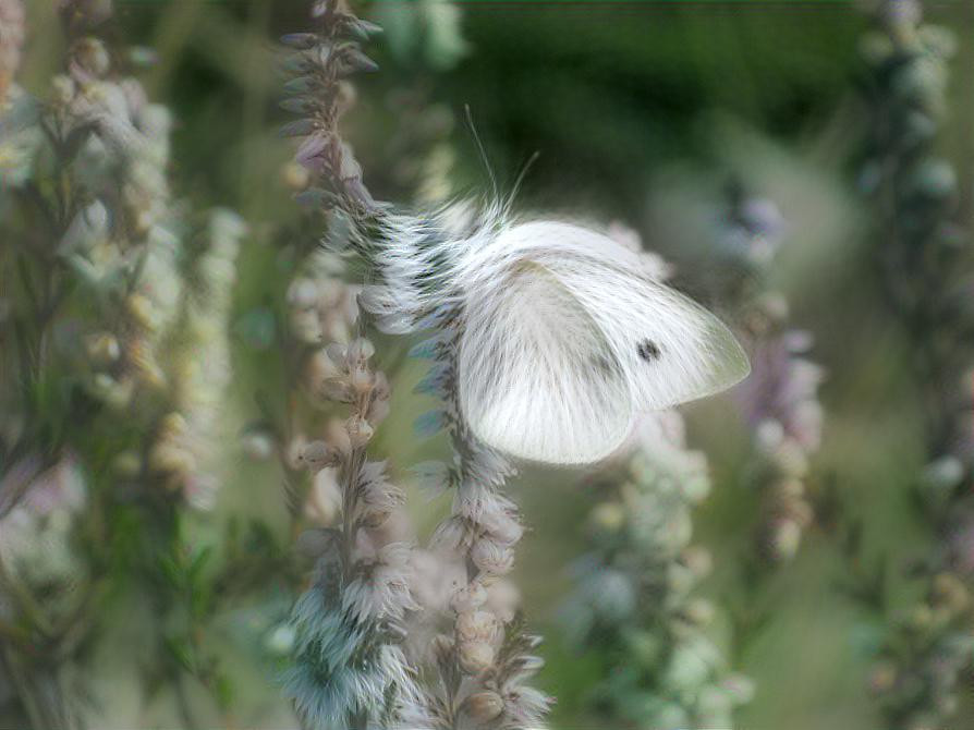 fluffy butterfly