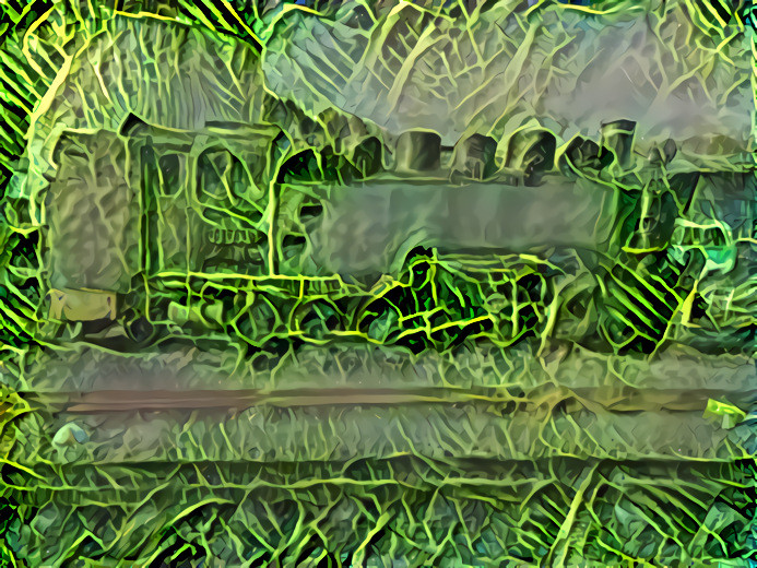 Dampflok im Dschungel - Steam locomotive in the jungle