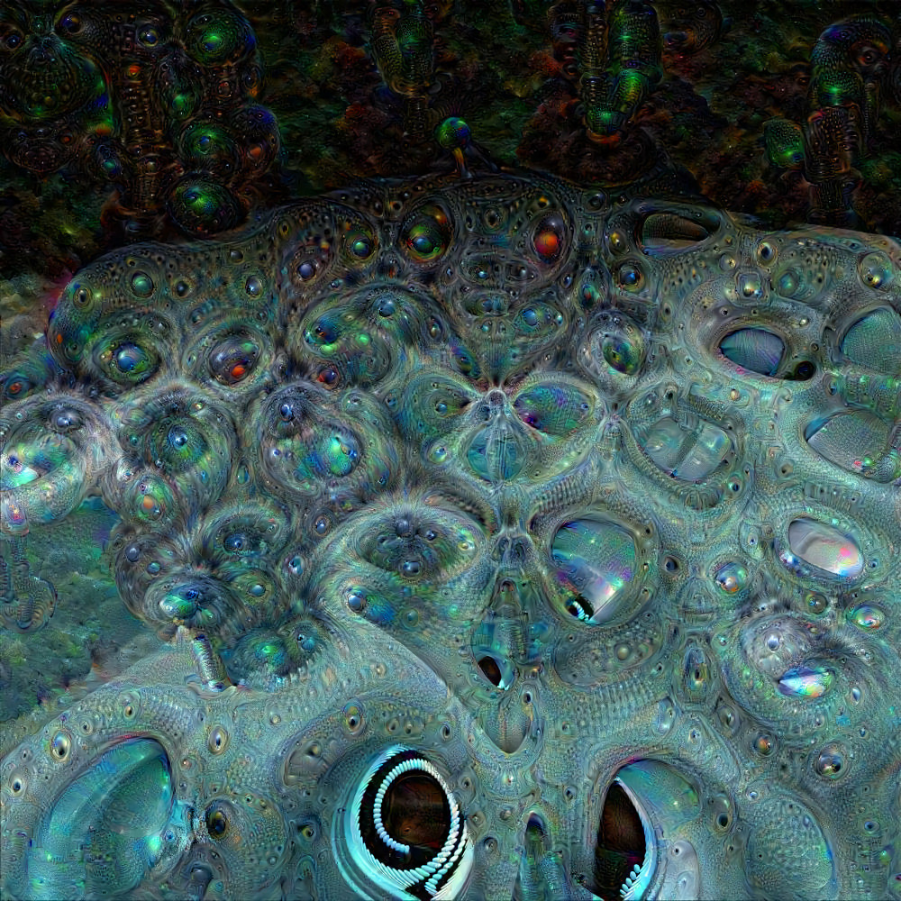 3d Popcorn Fractal Deep Dream 011019