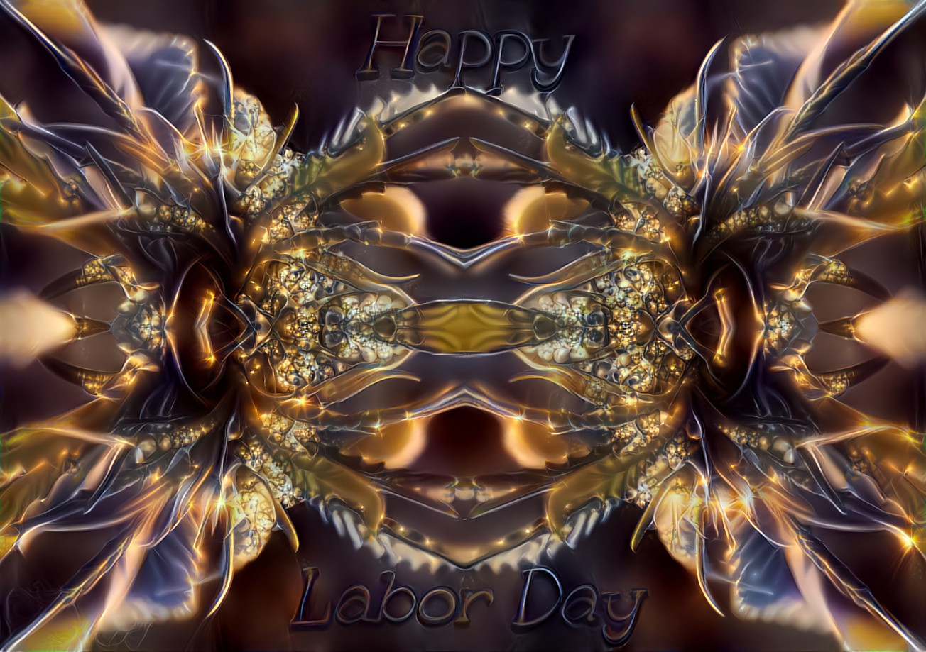 Happy Labor Day Weed Art Dream