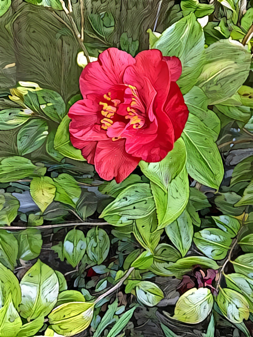 Camelia in my garden