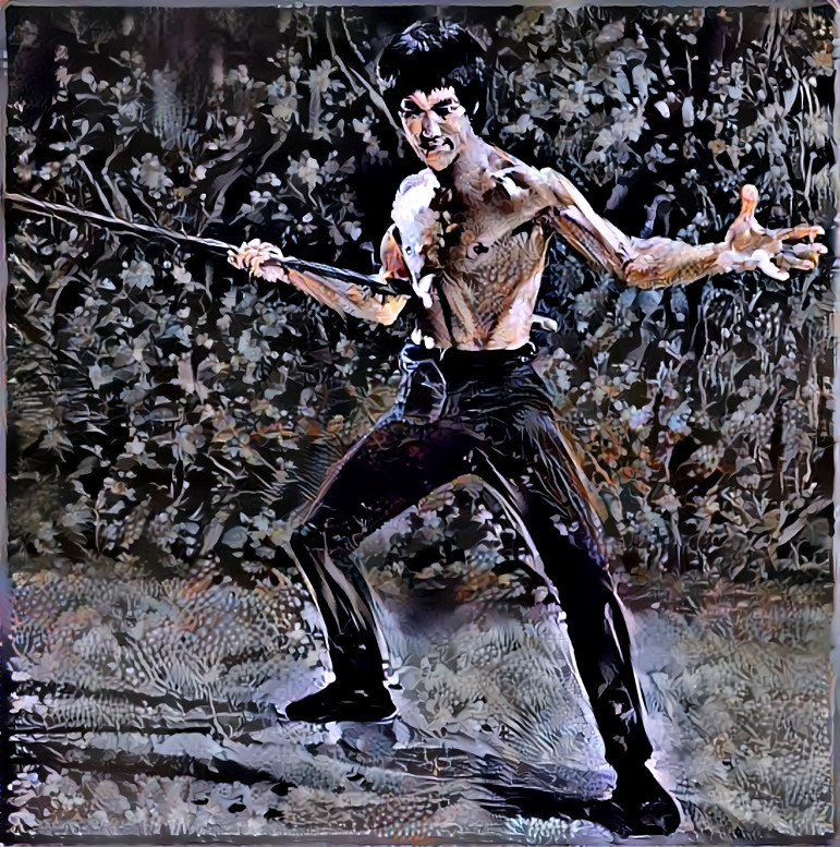 Bruce Lee, chorégraphie martiale