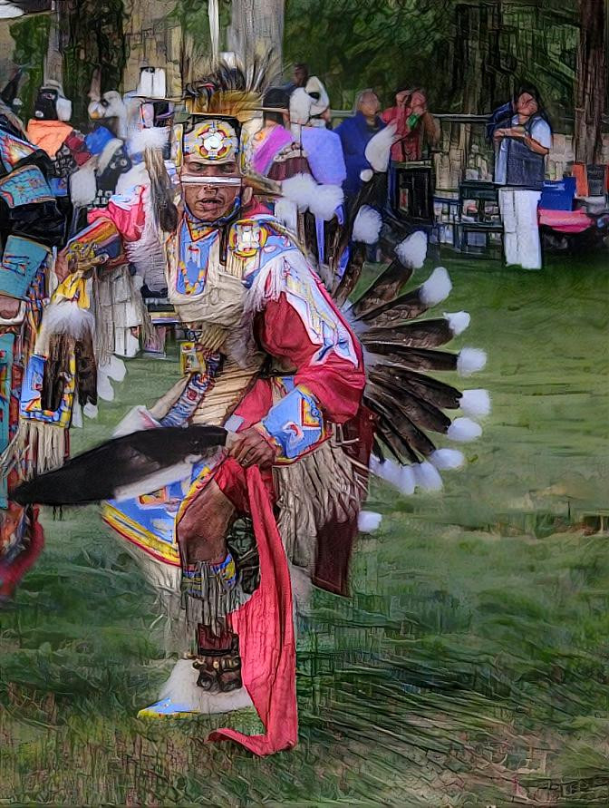 Ute warrior. Ute Council Tree, Delta CO