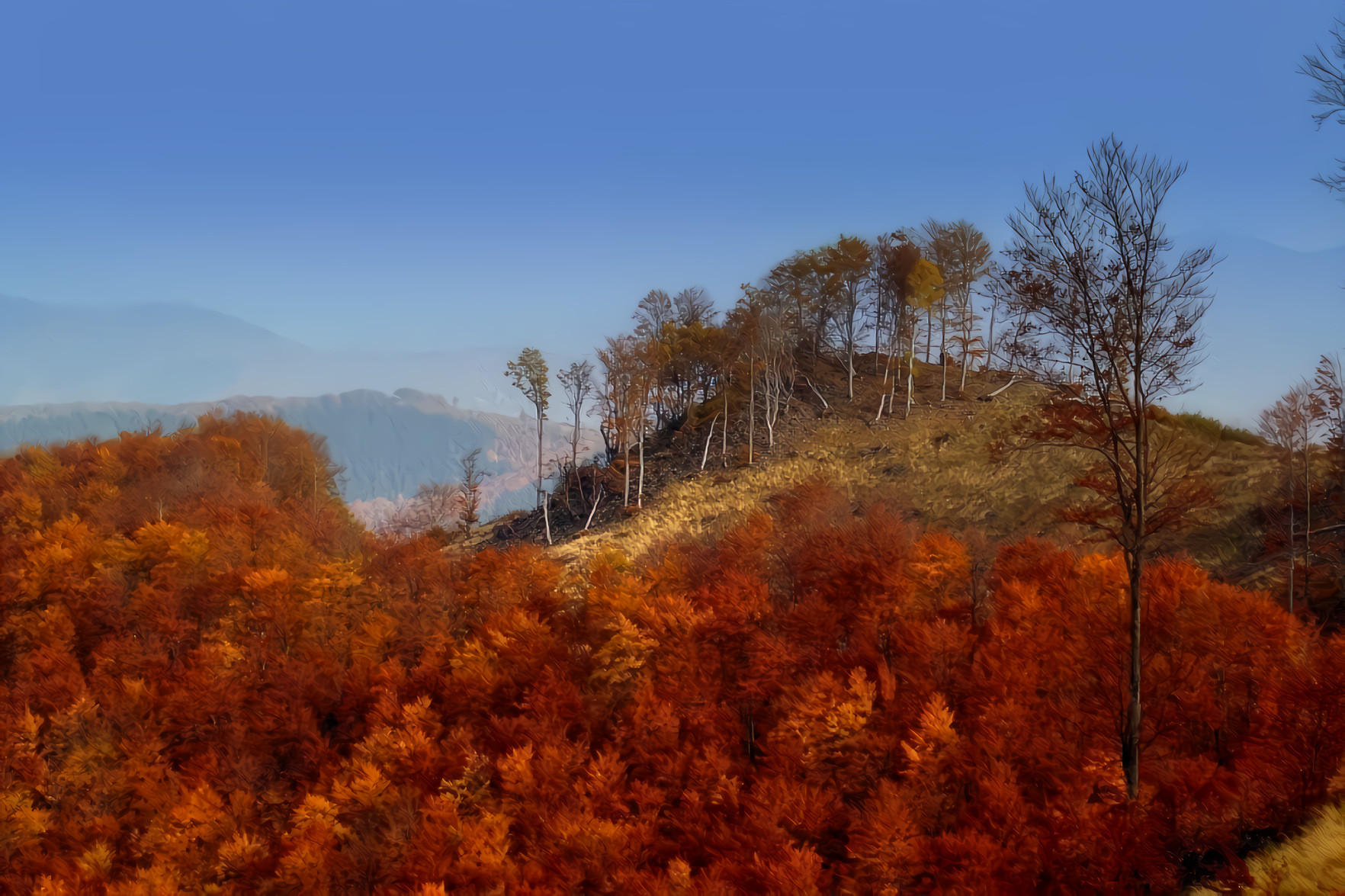 Hungary, Matra Mountains, Autumn