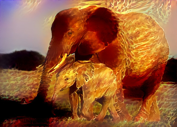 Fire elephant