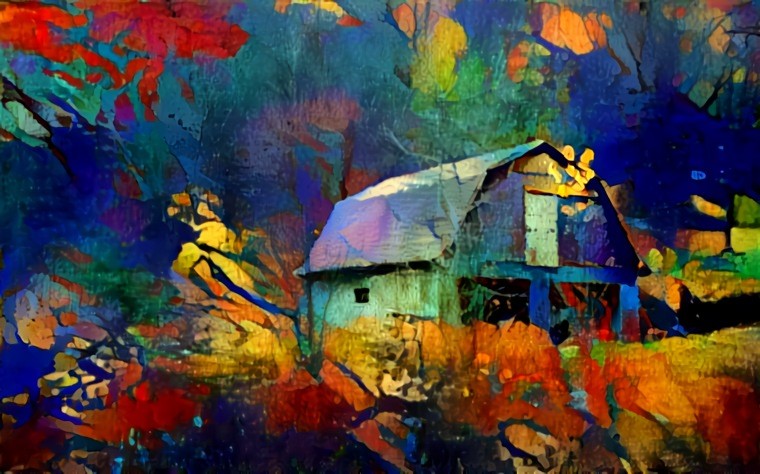 Barn Colorful