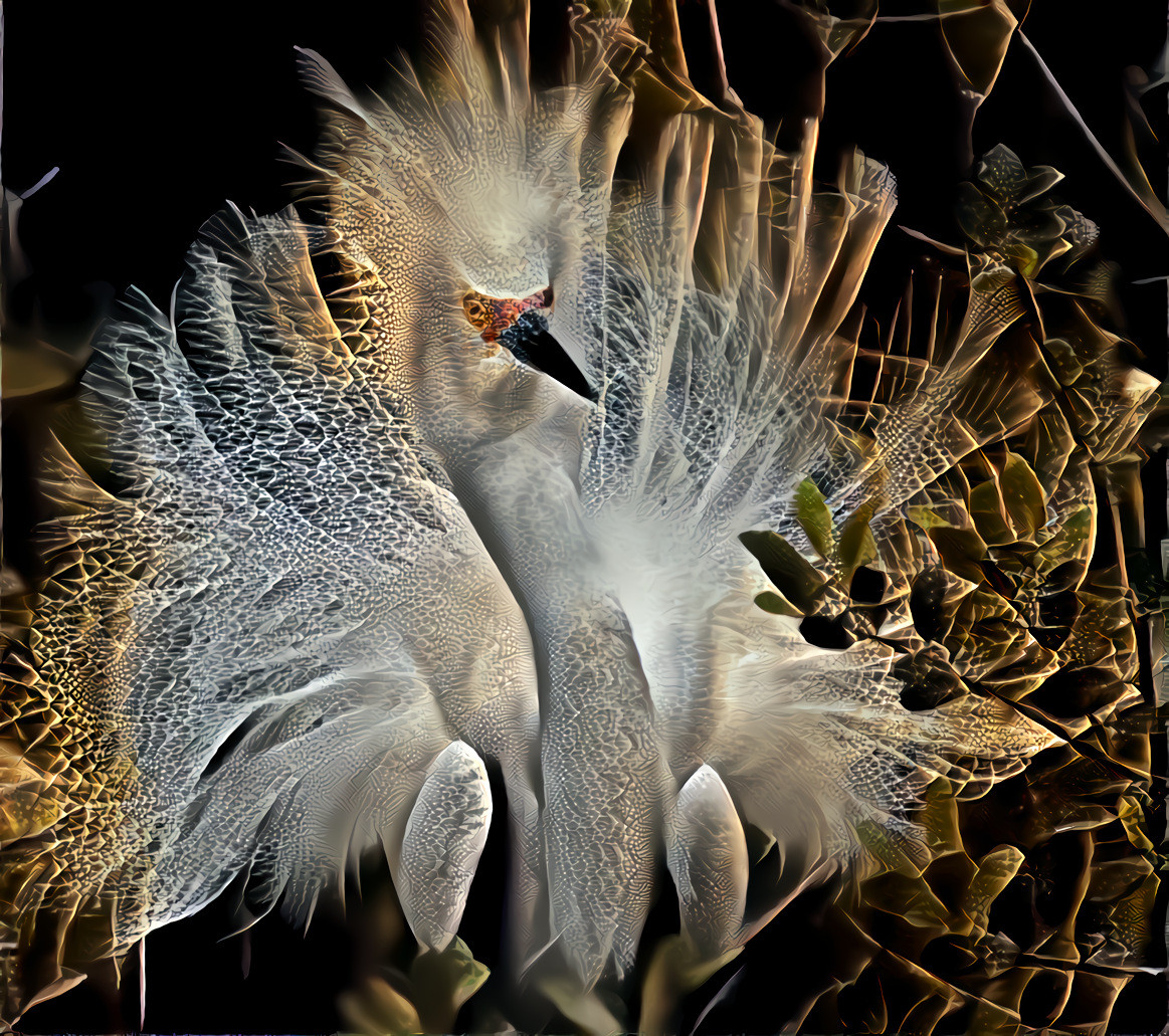 Great Egret Courtship Display (Ухаживание за боль)