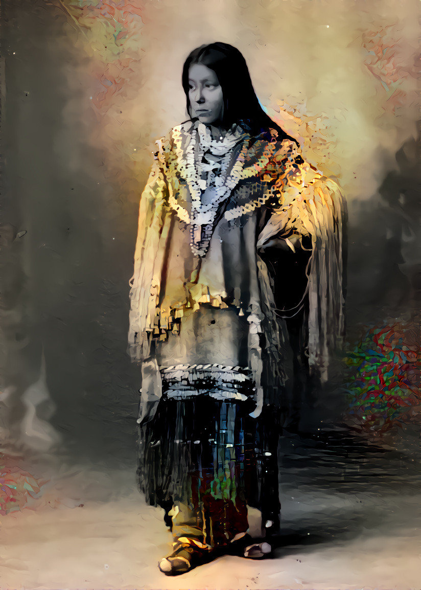 Hattie Tom, Chiricahua Apache, 1898. Boston Public Library on Unsplash.