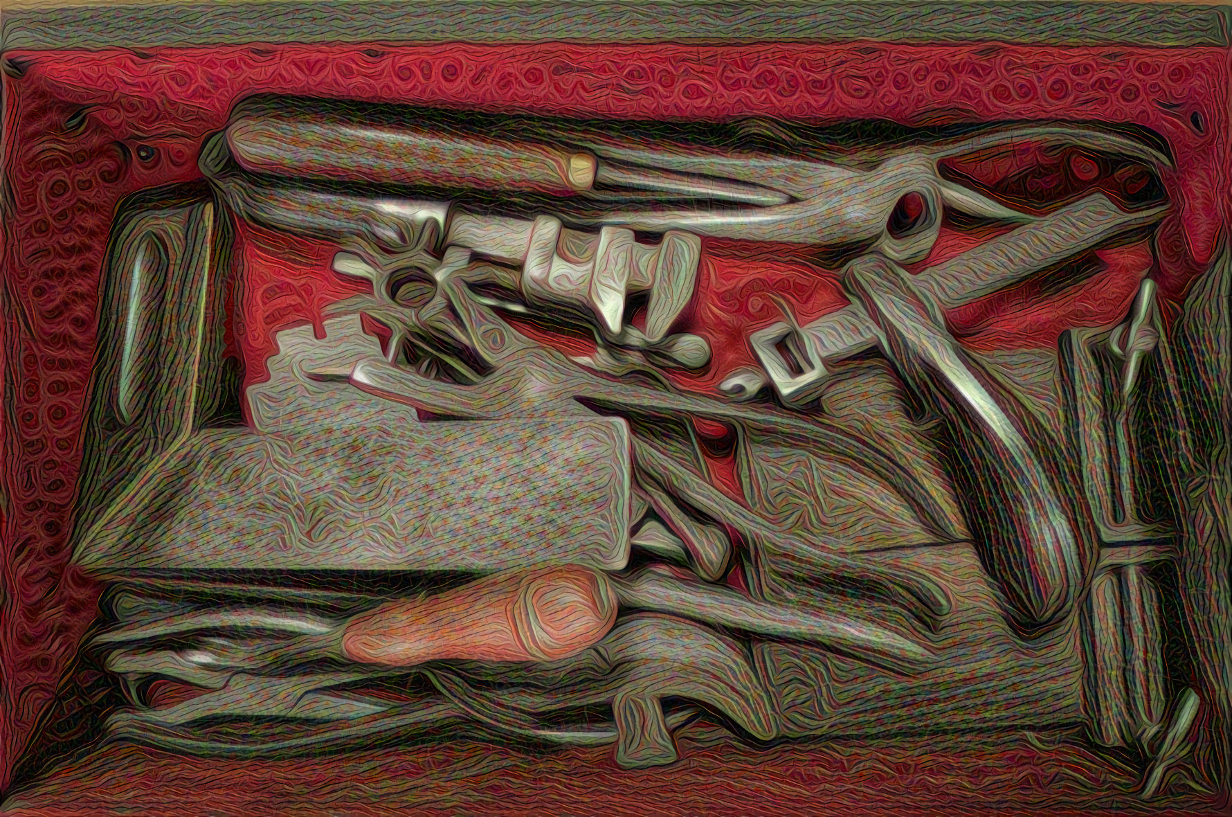 Great Grandfather's leather tools from Germany