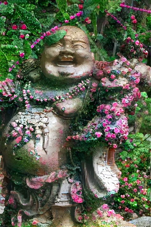 Floral Buddha