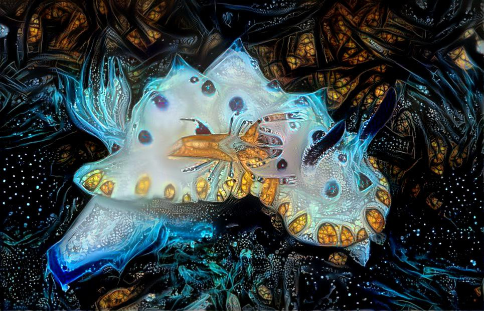 Nudibranch and Shrimp