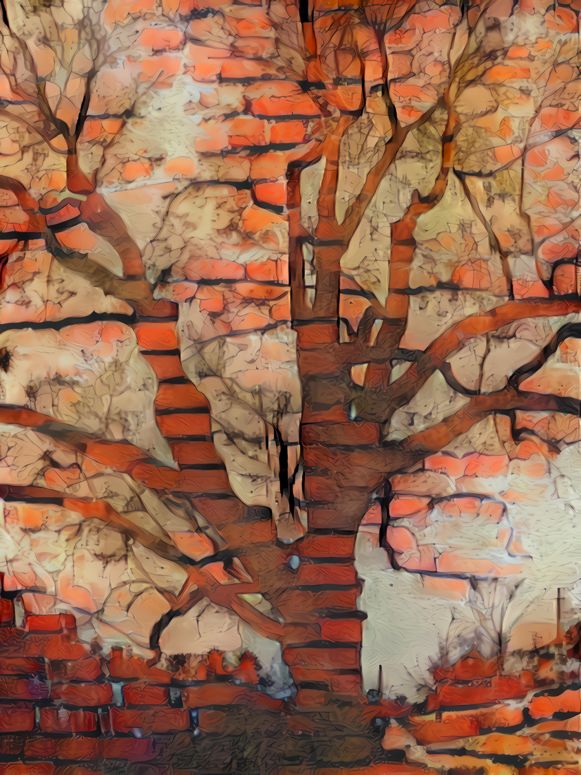 Brick Wall Tree