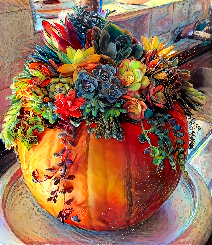 Succulent Pumpkin