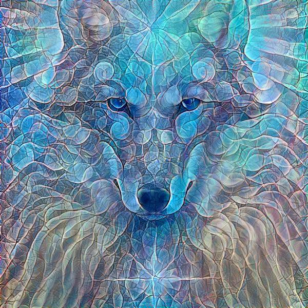 Blue Moon Wolf