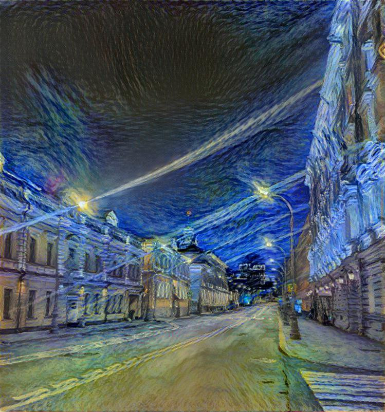 Moscow night