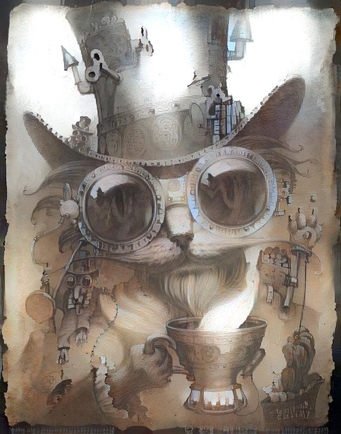 Steampunk cat