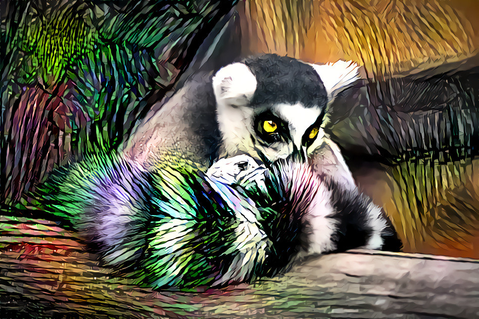 Redreaming Extinction Series: Ring Tailed Lemur from Madagascar