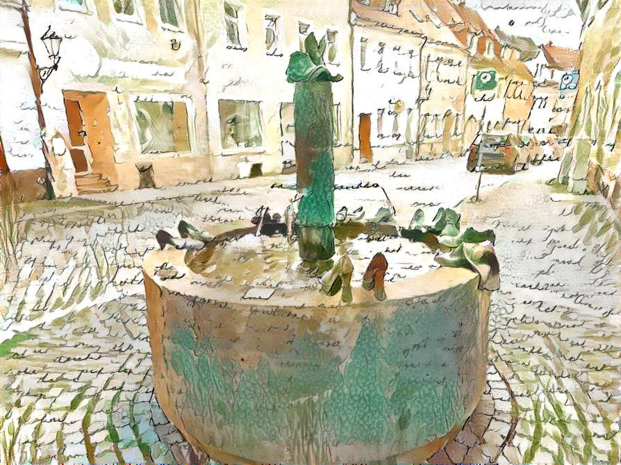 Schuhbrunnen in Dippoldiswalde