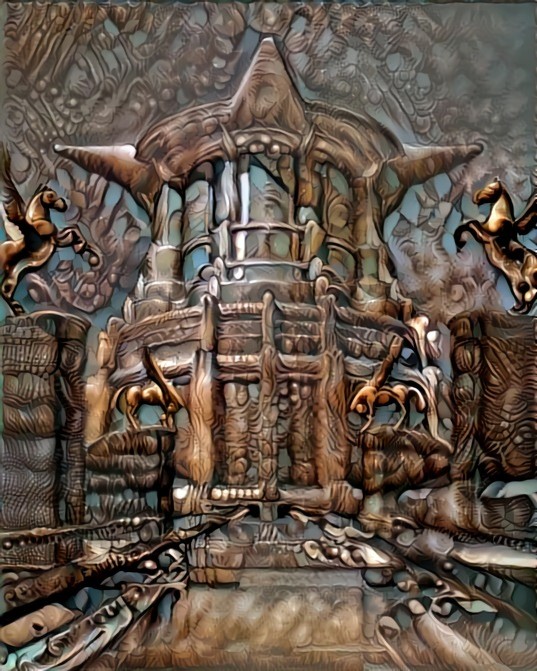 Impressions of Metropolis no. 10, taken from a digital 3d project  