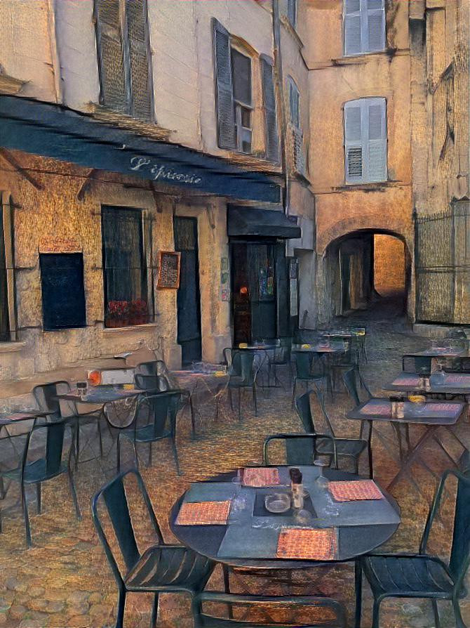 Cafe in Arles, France