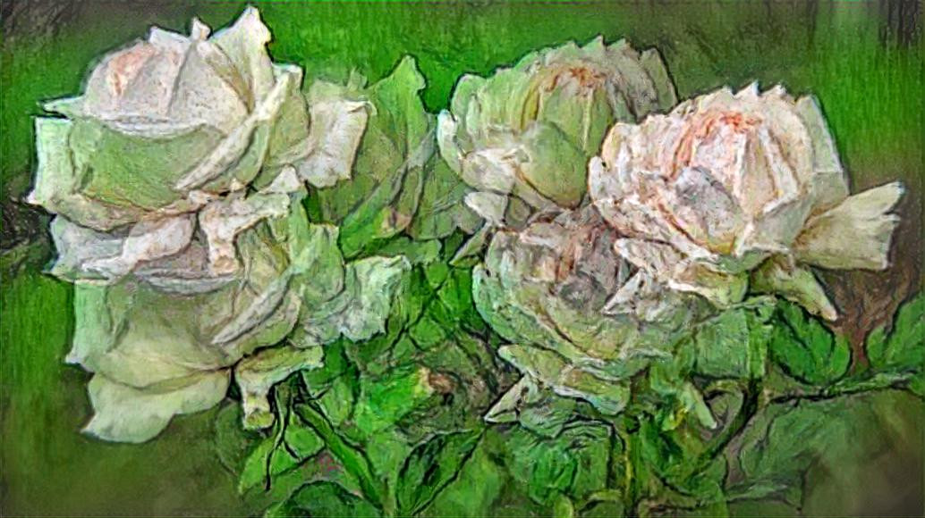 Roses with Van Gough