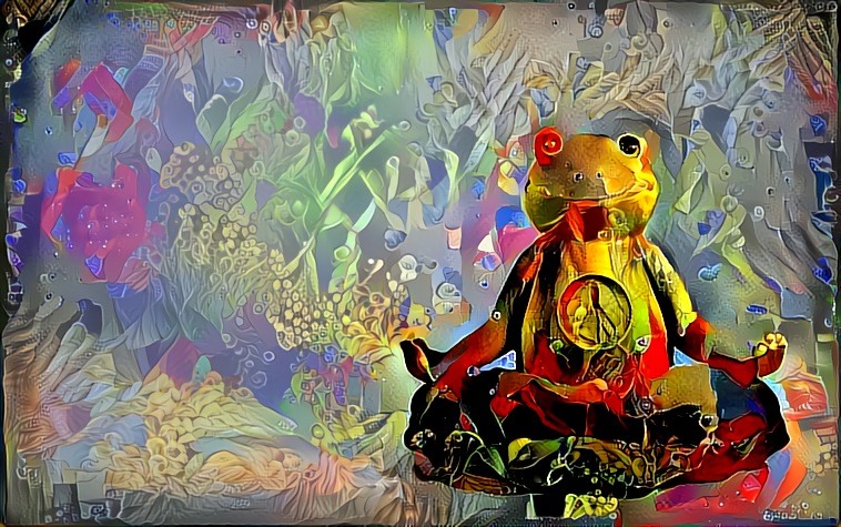 Froggy at Peace