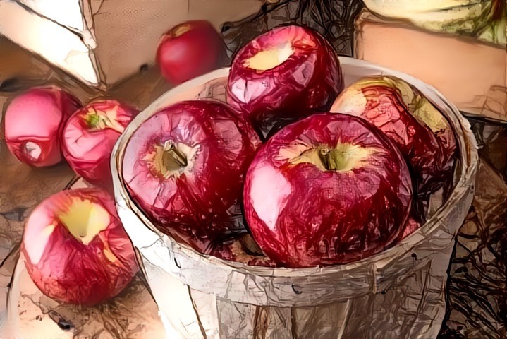 Shiny Apple Basket