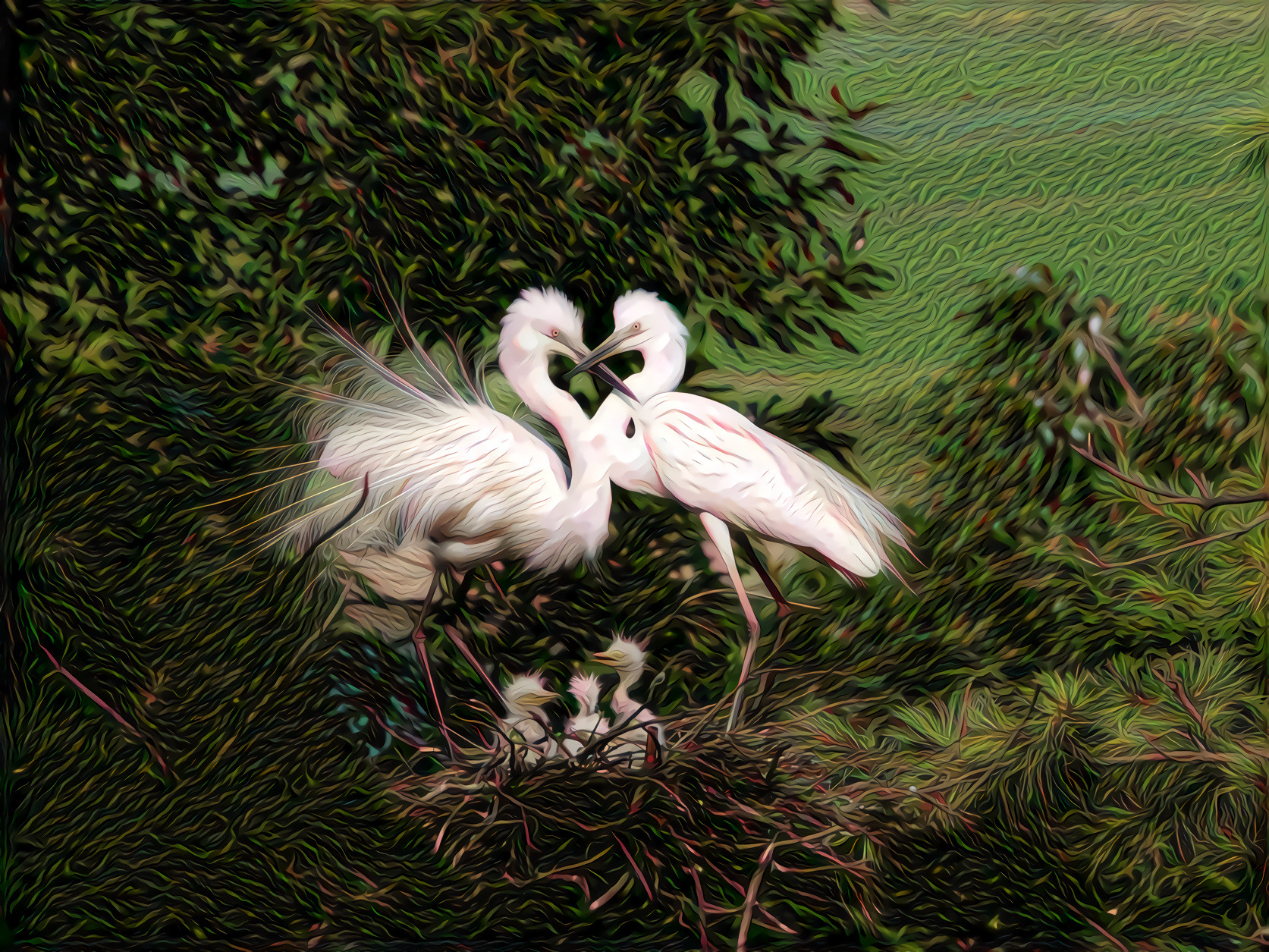 The Egret Family