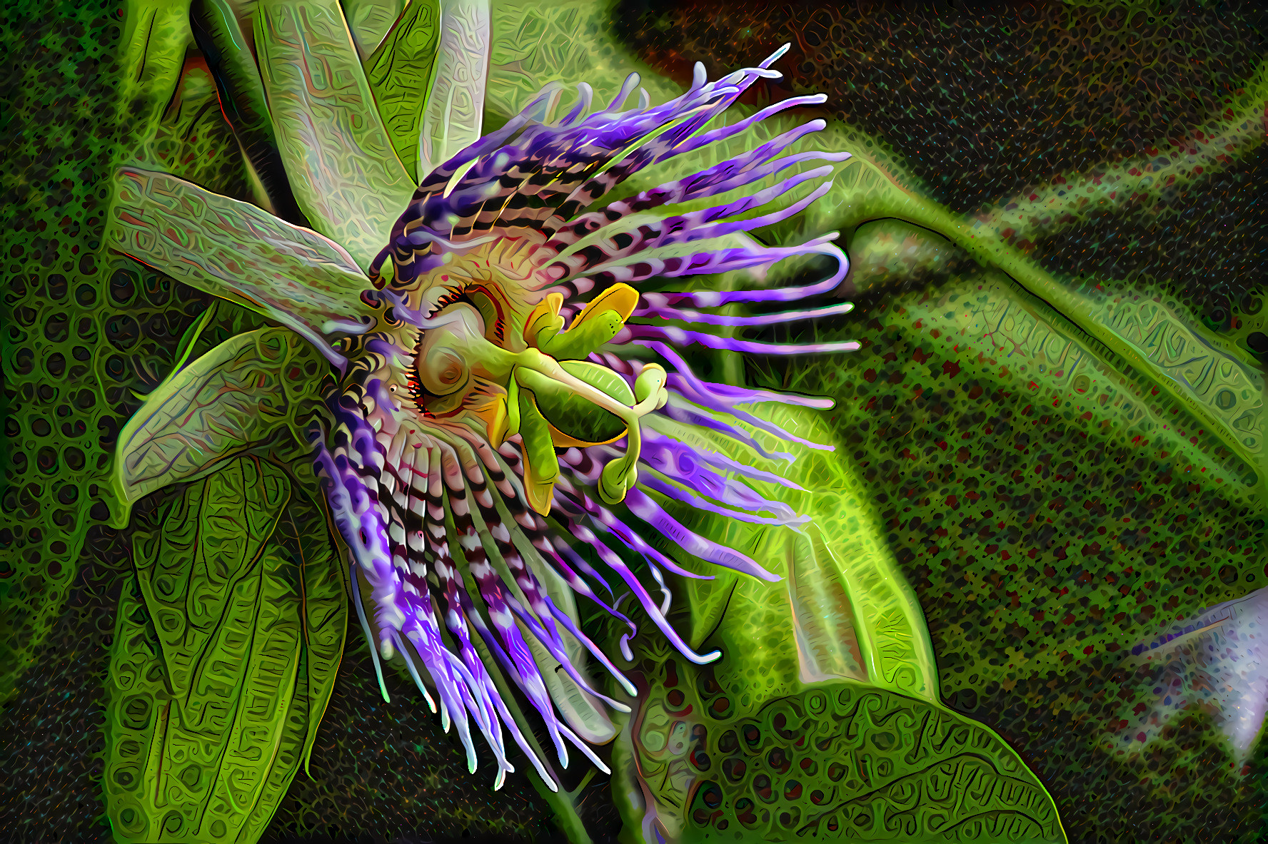 Passiflora Edulis Passion Flower