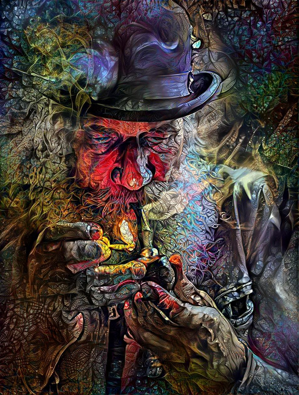 The pipe smoking man