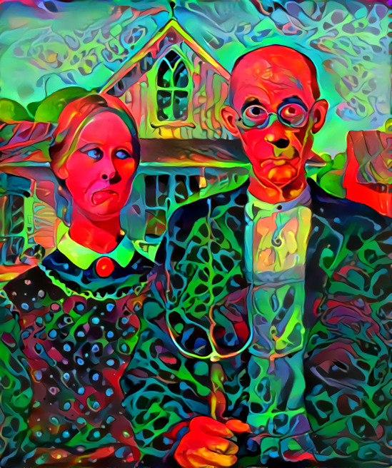 American Gothic by Grant Wood