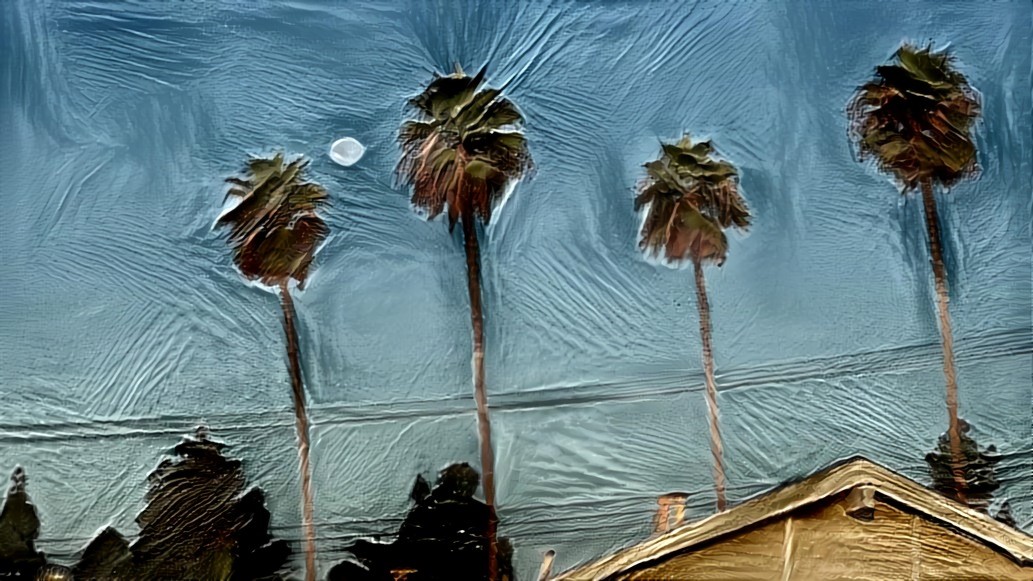 Digital Plein Air Palms No. 4