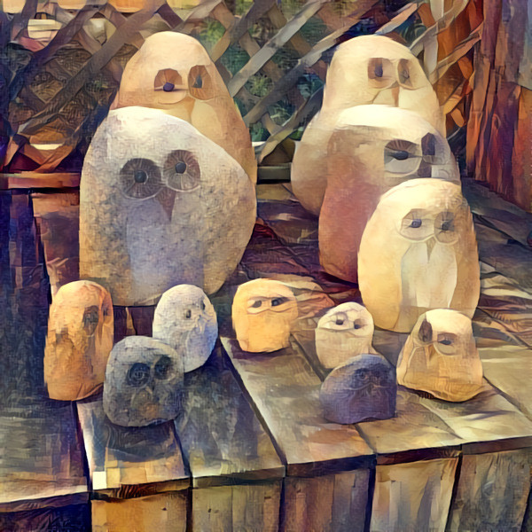 Stone Owls