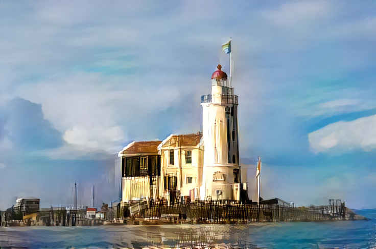 Paard van Marken, the lighthouse