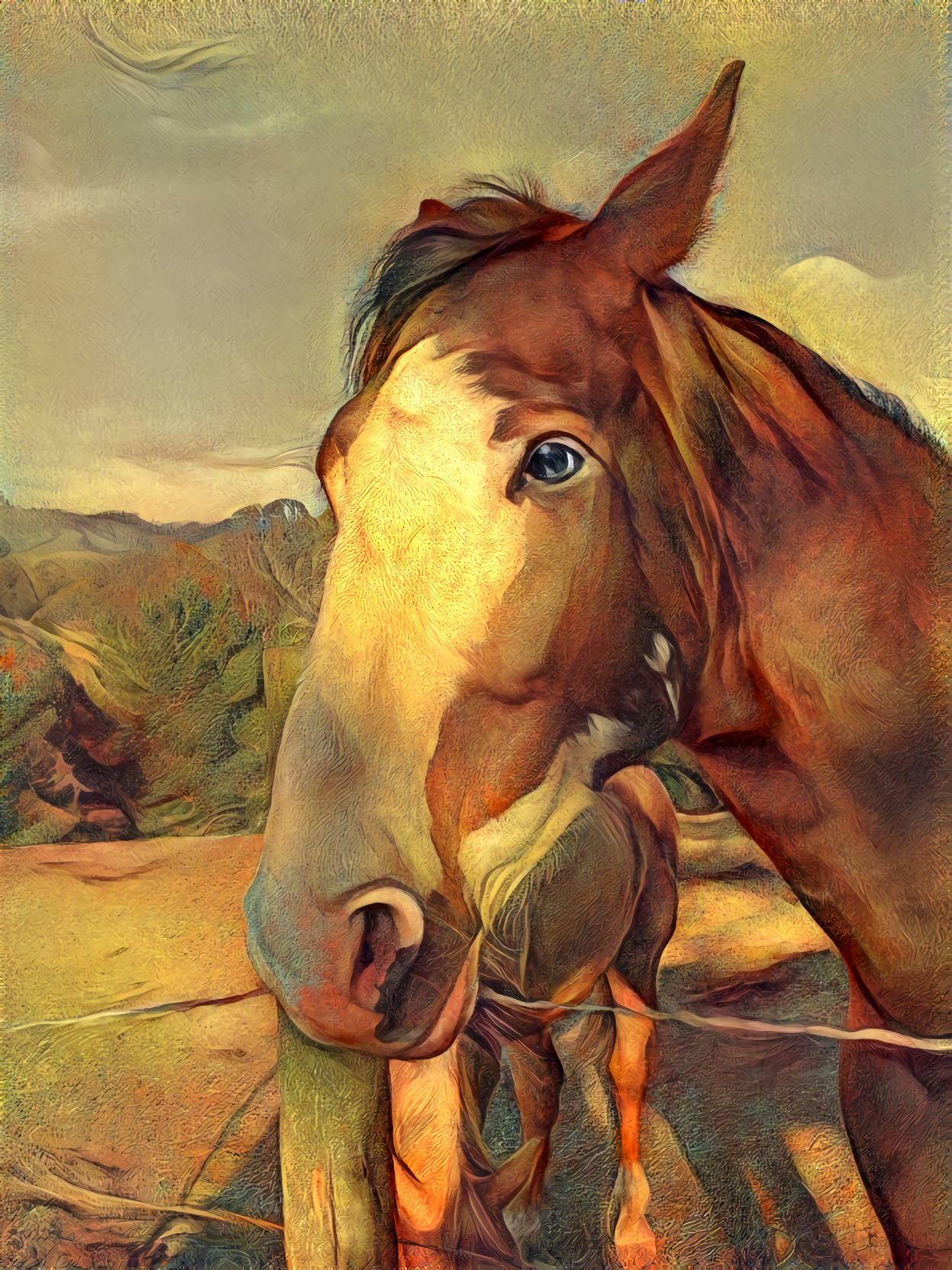 Compound Farm: Horse dreams of running 2 horizon