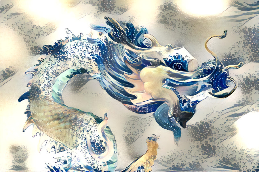 Hokusai Dragon