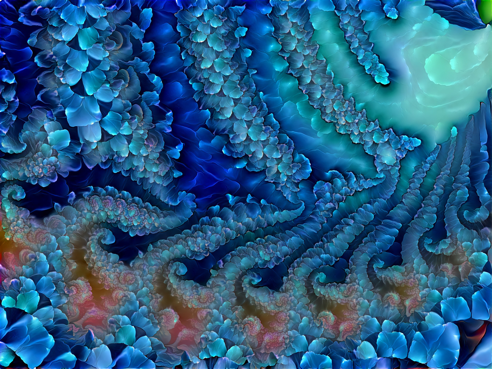 Blue Fractal