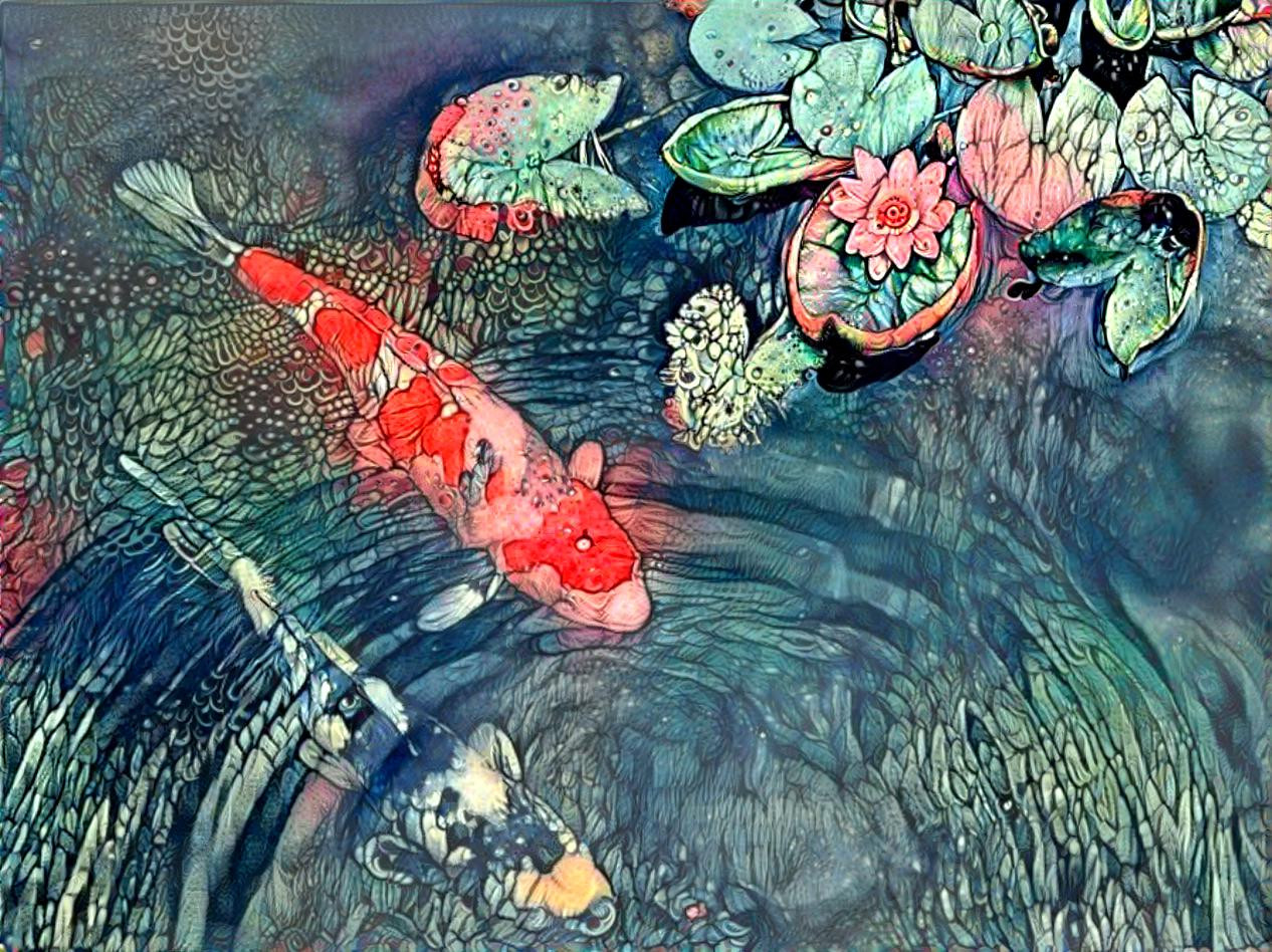 Koi pond