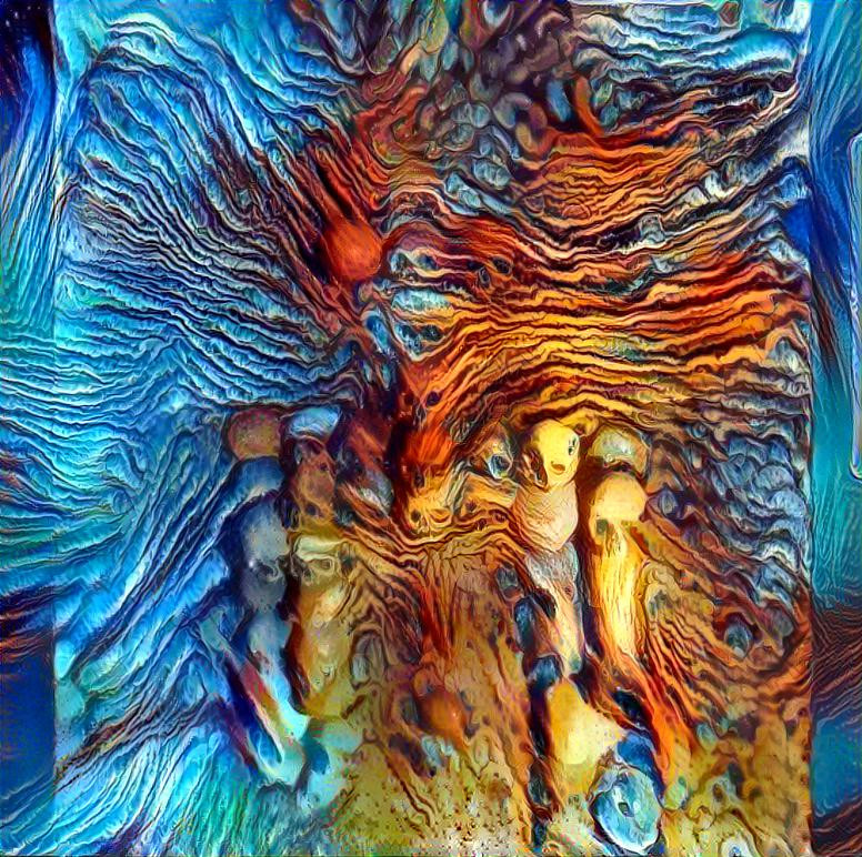 A deep dream of Denfert Rochereau