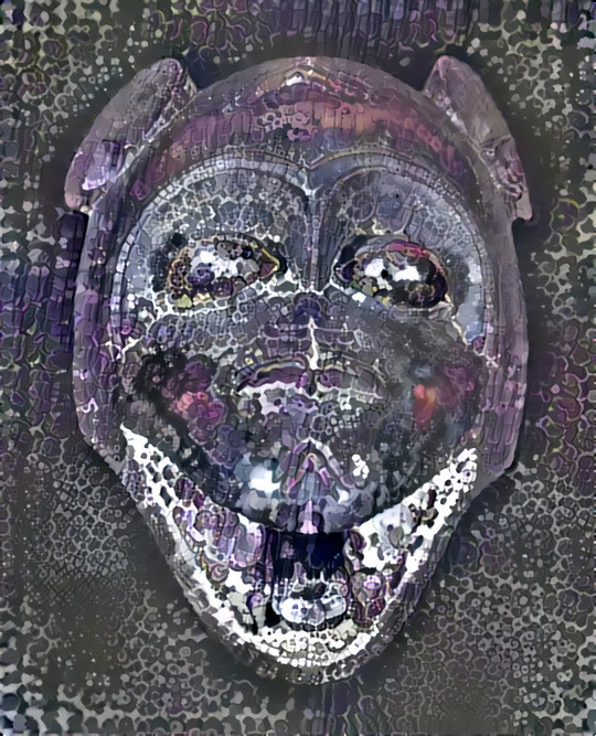 Frightening archaic Mask