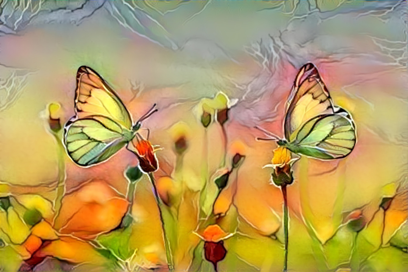 two butterflies