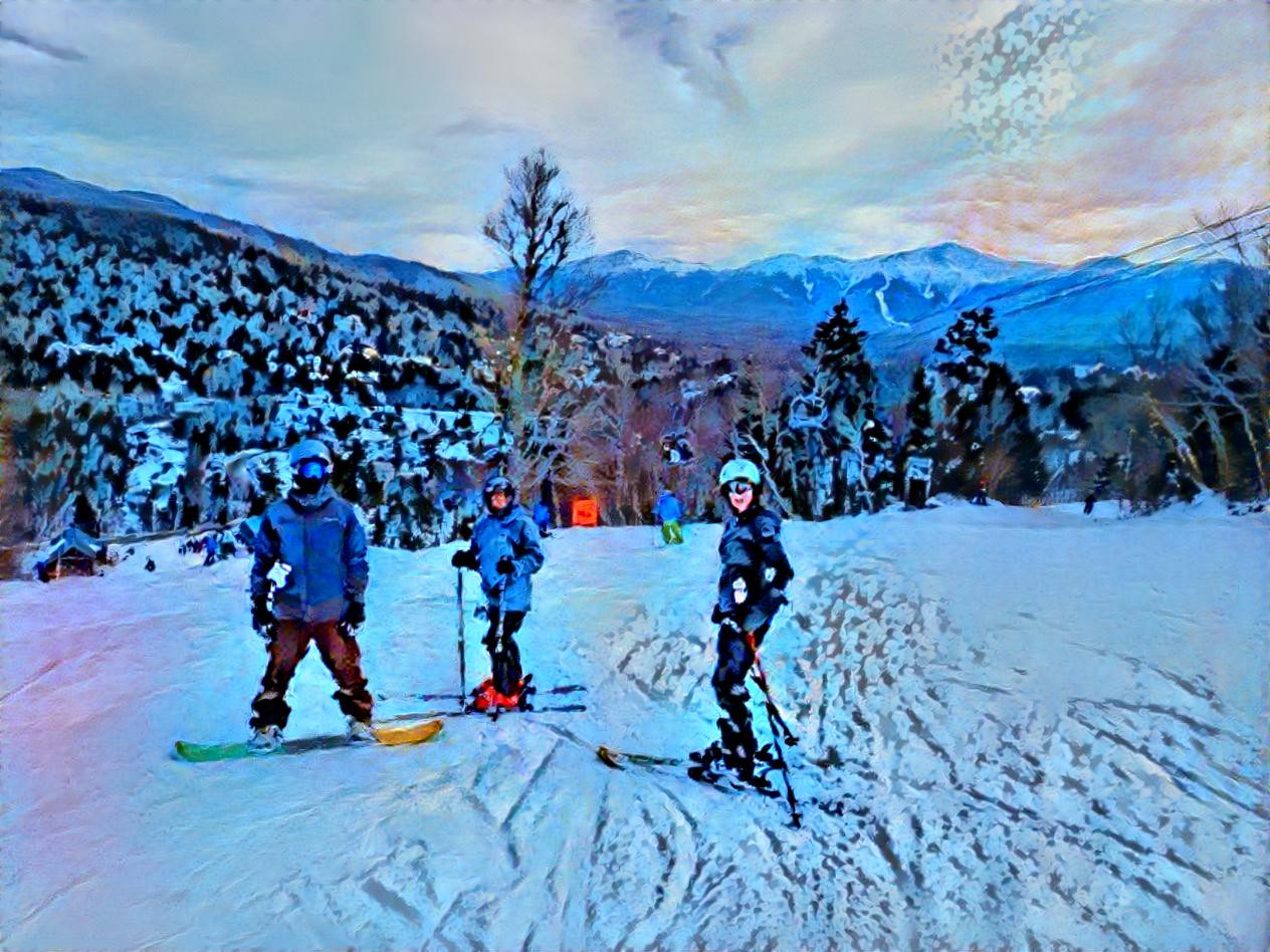 Skiing at Bretton Woods NH - WIntery Vesion