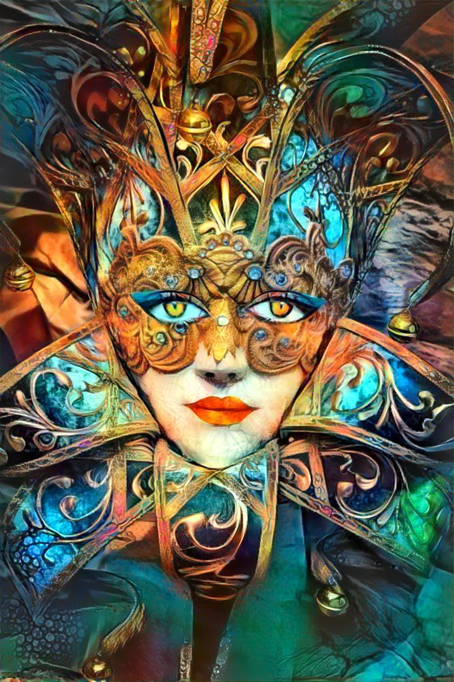 Colorful Venetian Mask [1.2MP]